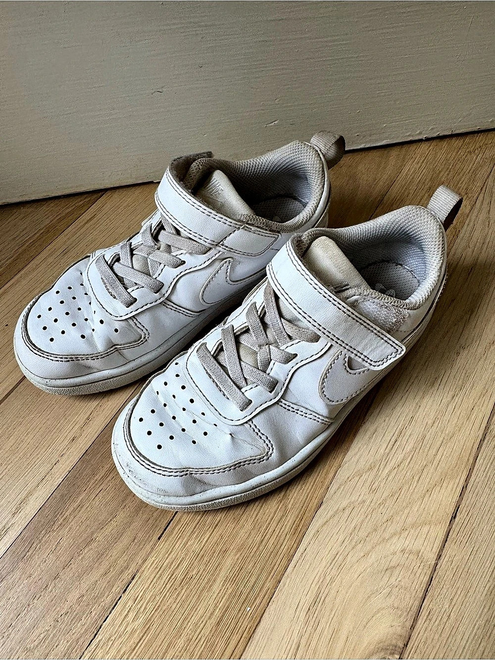 Nike Court Borough Low Recraft White Sneakers Baby US 12C